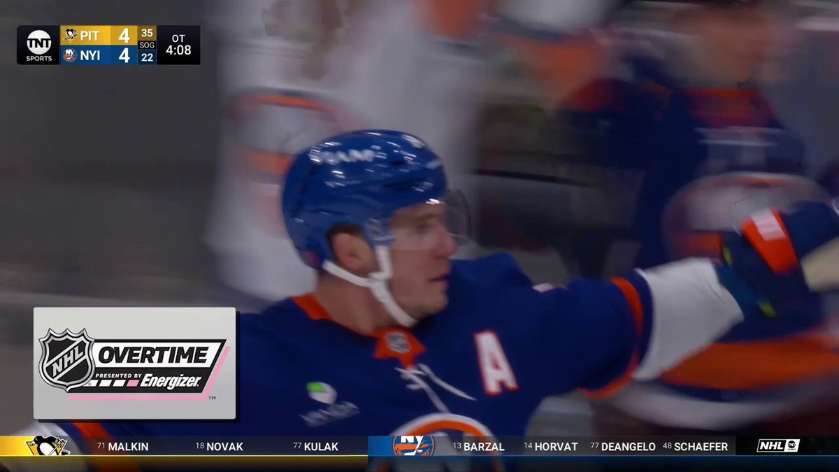 BO HORVAT! 🦞 He nets the Energizer overtime winner!