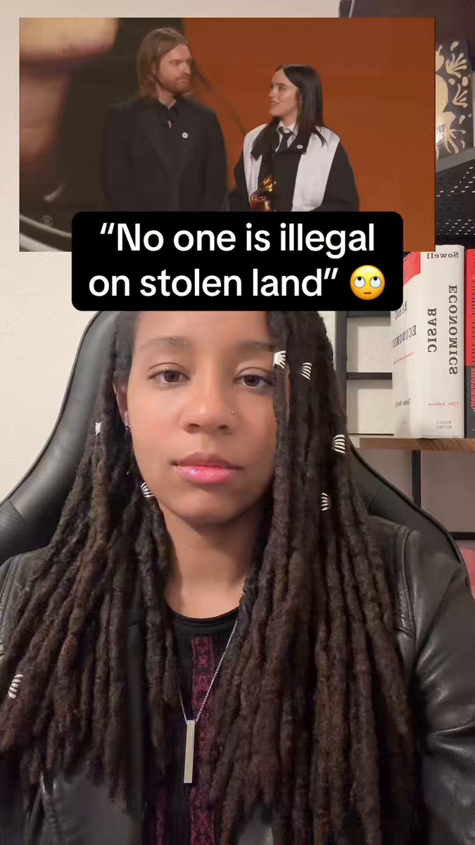 If America is “stolen land,” why not give up your gated mansion billie eilish?