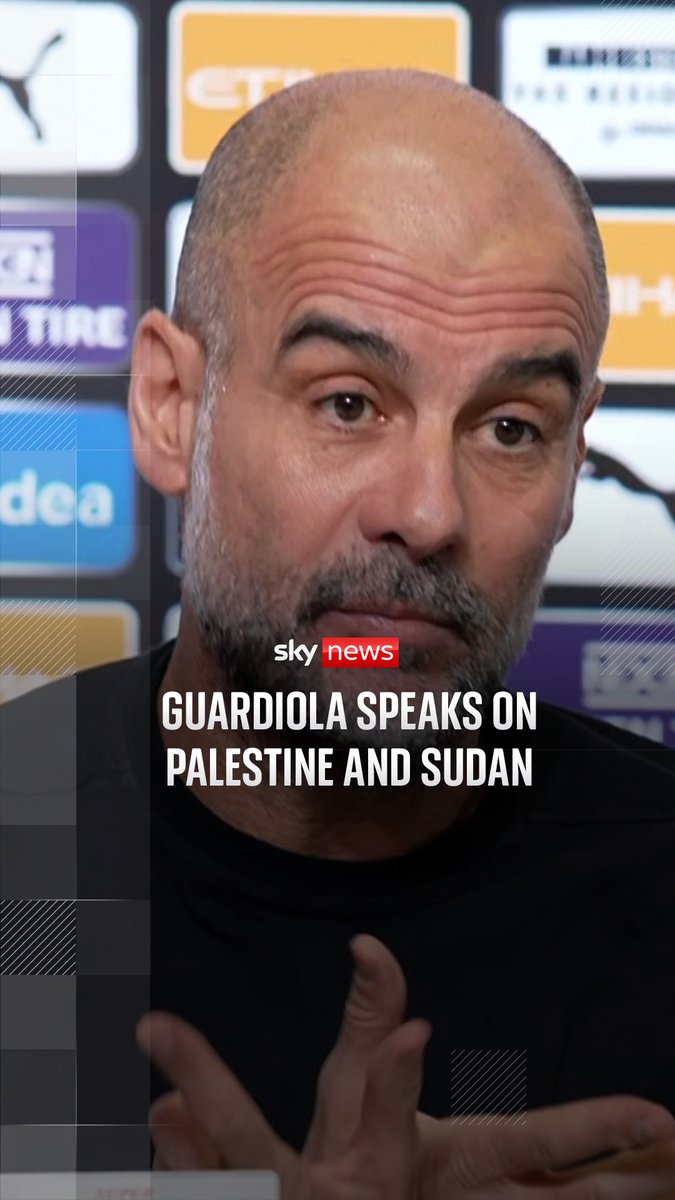 Manchester City manager Pep Guardiola said it is 'clear' that there is a genocide in Palestine. He went on to say that seeing images from Sudan, Palestine and Ukraine 'hurts' him.