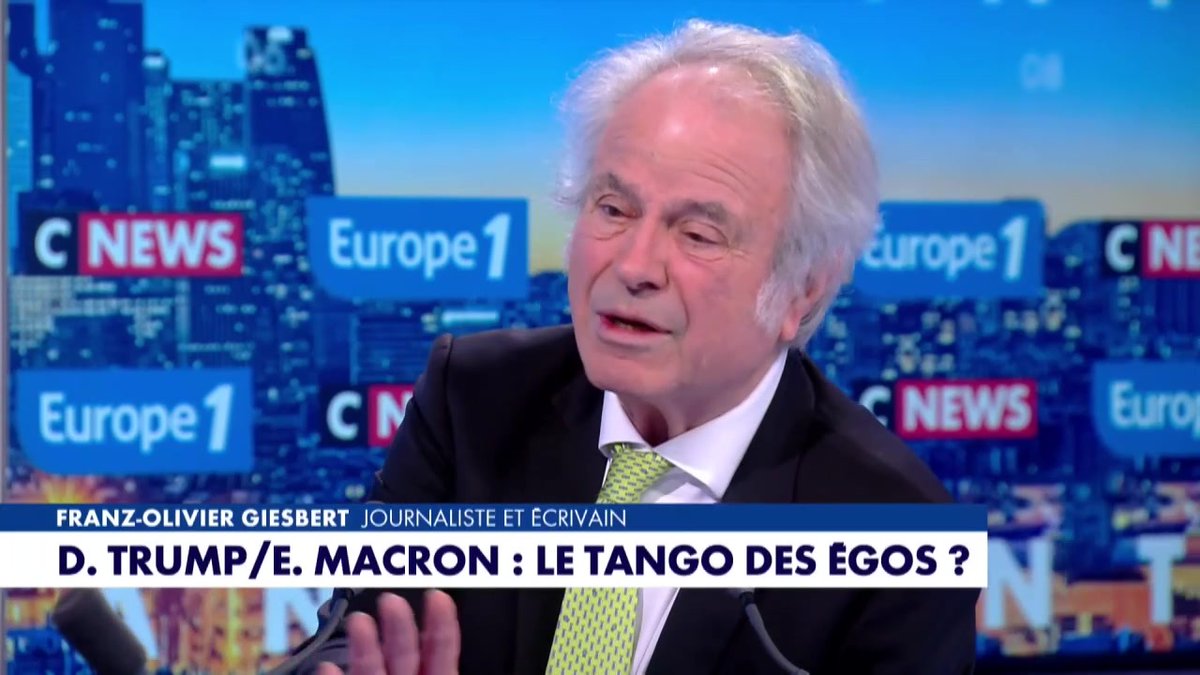 "Pour E. Macron, il n'est plus question de l'intérêt général, il veut juste rester, finir son mandat" assure Franz-Olivier Gisbert #Europe1 #LaGrandeInterview