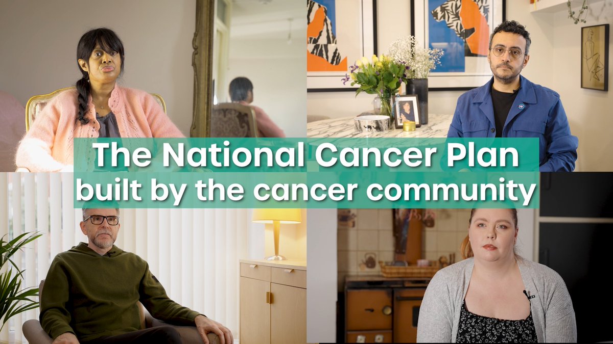 The National Cancer Plan is here. It’s the most ambitious plan on cancer in a generation, built with the support of the cancer community. Thank you to everyone who shared their story to help create it. Your voices are shaping the future of cancer care.