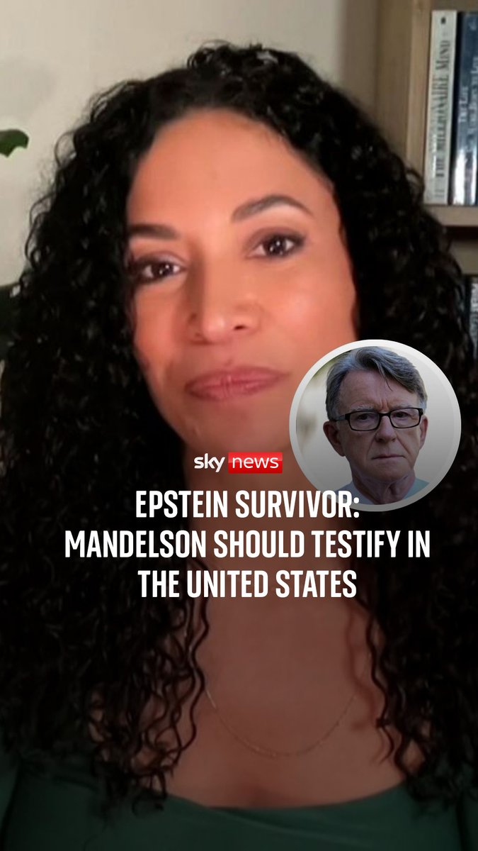 Epstein survivor Lisa Phillips calls on Peter Mandelson and Andrew Mountbatten Windsor to testify in the United States. Latest: