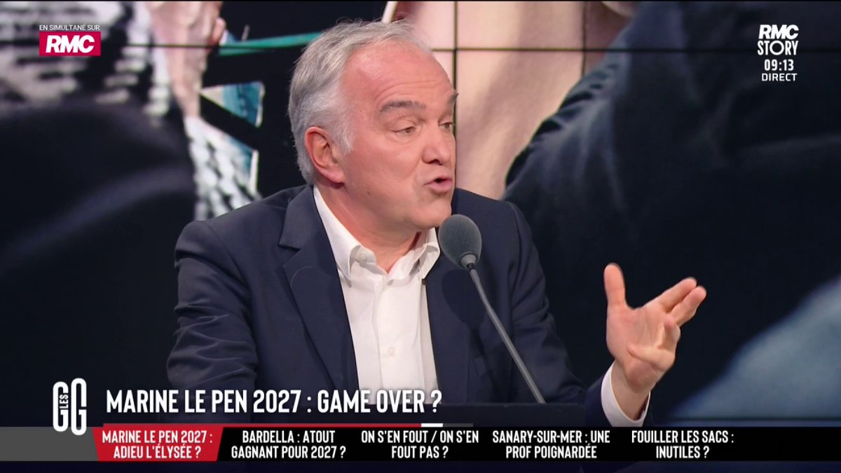 🎙️Olivier Truchot : "Qu’on condamne Marine Le Pen, très bien. Mais l’empêcher de se présenter pendant cinq ans, c’était au peuple d’en décider. Ça me dérange" 🎙️Mourad Boudjellal : "Ce qui est gênant, c’est qu’on est passé du procès de Marine Le Pen à celui des juges" #GGRMC