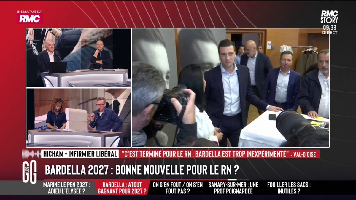 🔴 2027 : Marine Le Pen empêchée. Une bonne nouvelle pour le RN ? 📞 Hicham : "La justice fait son travail. La question, c’est comment Bardella va tenir la cadence. Mettez-le face à un Manuel Bompard, vous verrez que Bardella est avant tout une agence de com" #GGRMC