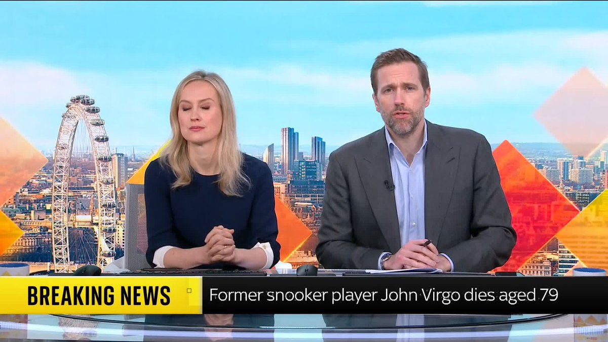 BREAKING: Former player and broadcaster John Virgo has died at the age of 79, World Snooker has announced. 📺 Sky 501 and YouTube