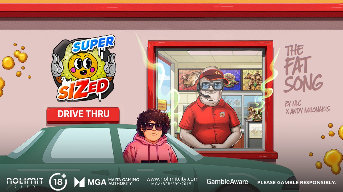 Fat Song ft. Andy Milonakis 🎶 Bringing you yet another XTRA LRGE banger 🍩 Supersized | 10.02.26 | 🍔🍟🥤 #NolimitCity #Supersized #AndyMilonakis #FatSong #BuryTheLimit 18+ | Please Gamble Responsibly |