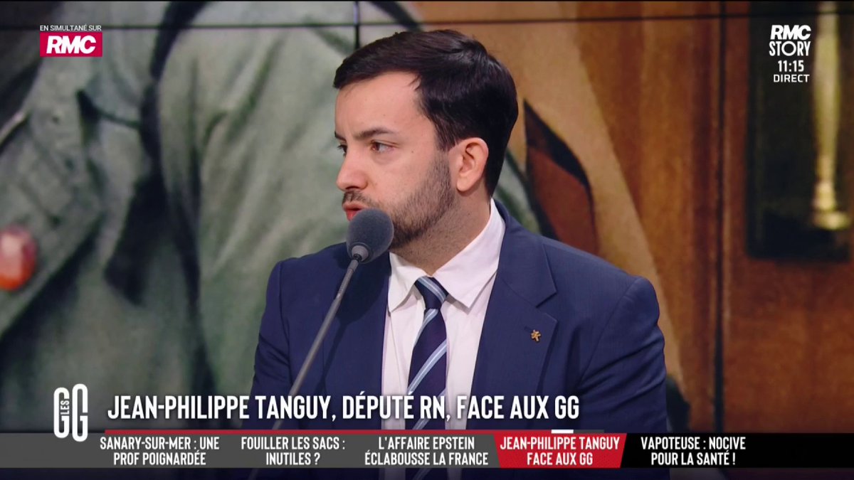🗃️ Affaire Epstein : êtes-vous convaincu par les explications de Jack Lang ? Jean-Philippe Tanguy Ⓜ️ : "Pas du tout. Monsieur Epstein a été condamné pour détournement de mineurs en 2008 et Monsieur Lang l'a fréquenté après. Sa fille a plus de dignité que lui, elle a démissionné" #GGRMC