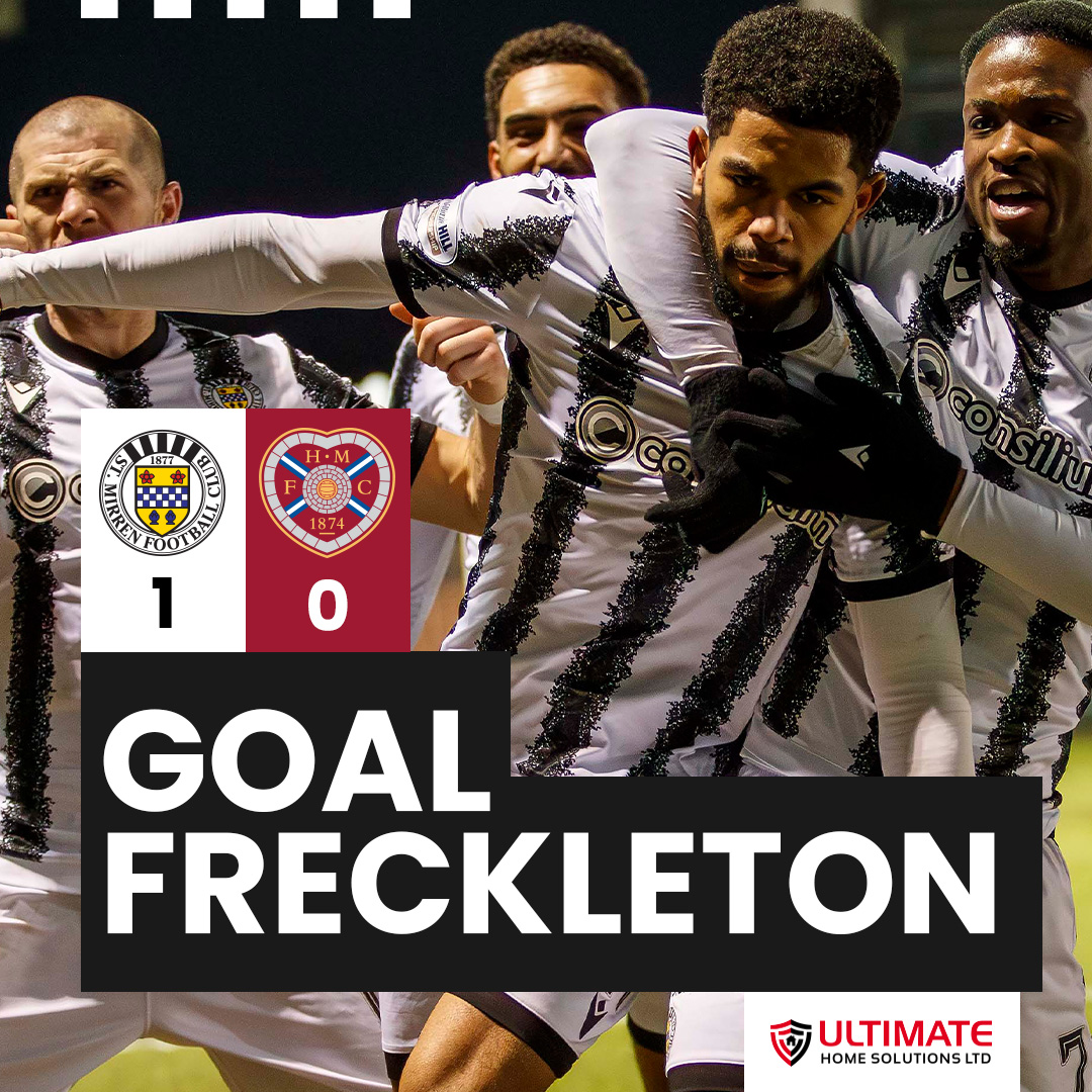A man who deserved that moment 🤩 Miguel Freckleton with our winner against Hearts last night.