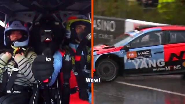 "¡WOW! ¡AHORA ENTIENDO POR QUÉ OS GUSTA TANTO ESTO!" 😍 Montecarlo. Un día de lluvia. Y con Dani Sordo al volante ✨ ¡Normal que Elena haya alucinado! ¡Qué pasada! 🔥 #RallyeMonteCarlo #WRC