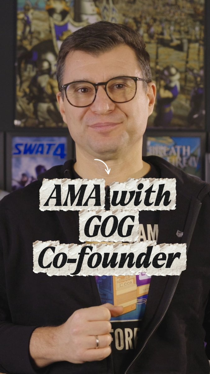 As we celebrate the community’s contributions to video game preservation, we have a special message from Michał Kiciński, GOG’s co-founder and new owner. Moreover, we’d like to invite you to take part in our AMA on r/gog, where you can ask your questions right now and we’ll answer them on February 5th. Thank you all for your support and for being such an amazing community. Have a wonderful day! Celebrate what we achieved together: Join GOG Patrons: Check out the AMA post: #videogamespreservation #videogames #gamerslife