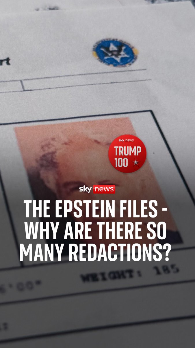As millions of documents emerge, many are curious as to why black bars have been struck through names and black squares placed over faces in the Epstein files. James Matthews and Mark Stone talk about the redactions. 🎧 Listen to #Trump100: