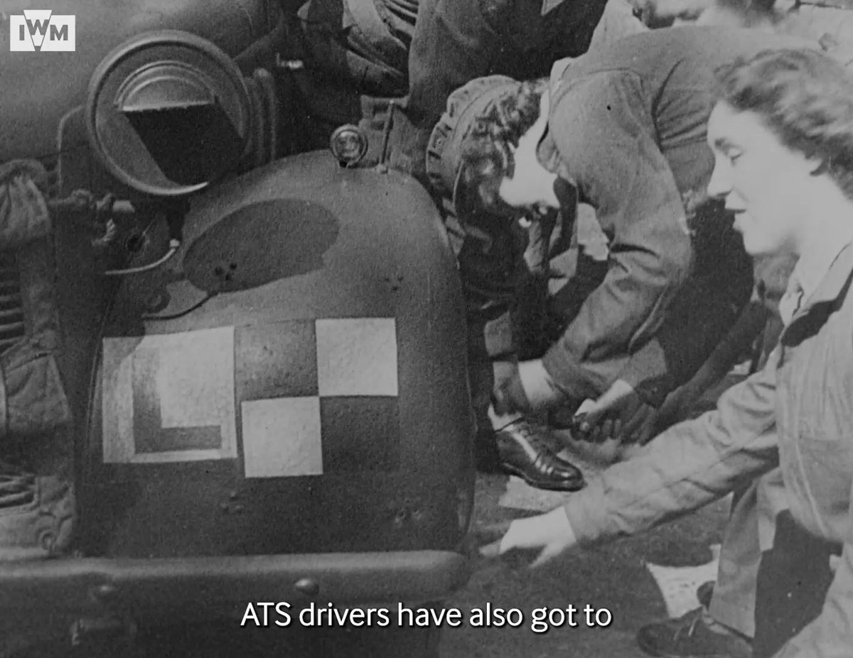Determined to 'do her bit' during the war, Princess Elizabeth joined the Auxiliary Territorial Service shortly after turning 18. This clip from a 1945 newsreel shows the Princess visited by the King, Queen and Princess Margaret during her training. Film: IWM NGB 1178 <1/2>