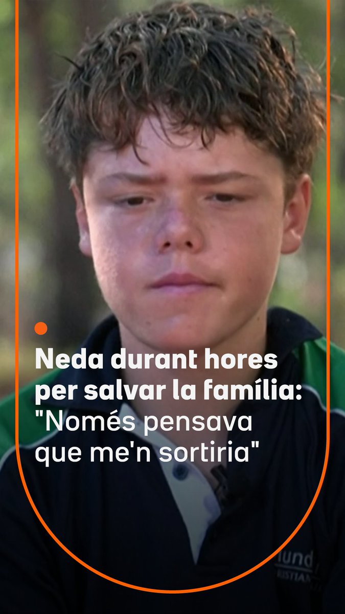 "Només pensava que me'n sortiria." El noi de 13 anys que va nedar durant quatre hores per salvar la seva família a Austràlia explica com ho va aconseguir. "Em vaig espantar molt. No parava de nedar i anava pensant en els meus amics i en coses felices"