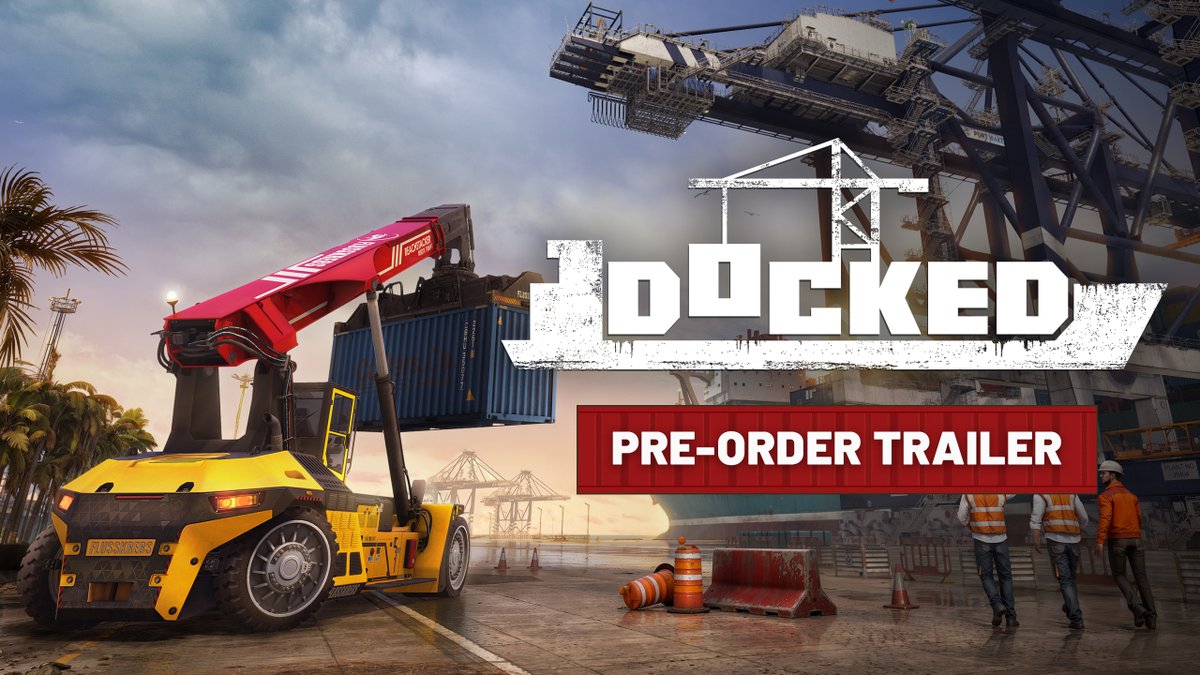 Docked is shipping March 5, 2026 and is now available for pre-order on Steam, PlayStation 5, Xbox Series X|S, and Epic Games Store! 🙌🎉 Pre-order Docked today: