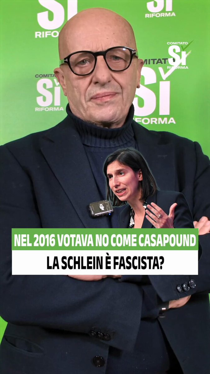 CasaPound annuncia il sì al referendum sulla giustizia. Il PD risponde con «loro votano sì», insinuando che chi vota sì vota come i fascisti. Ma nel 2016 CasaPound votò no, come Elly Schlein. Usare questo criterio porta solo a conclusioni assurde. #SìRiforma #Schlein #PD