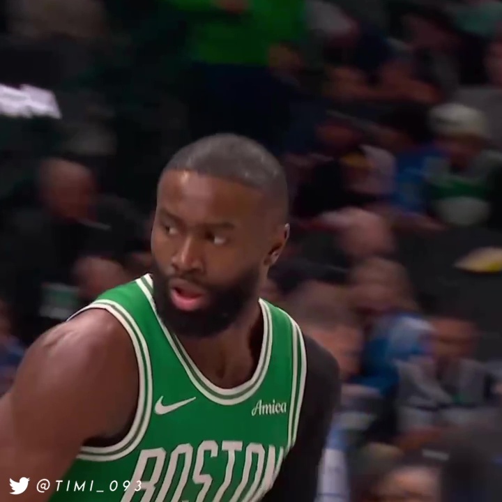 Jaylen Brown was deep in his bag last night in Dallas 😤 One of the best single-game highlight reel this season so far: