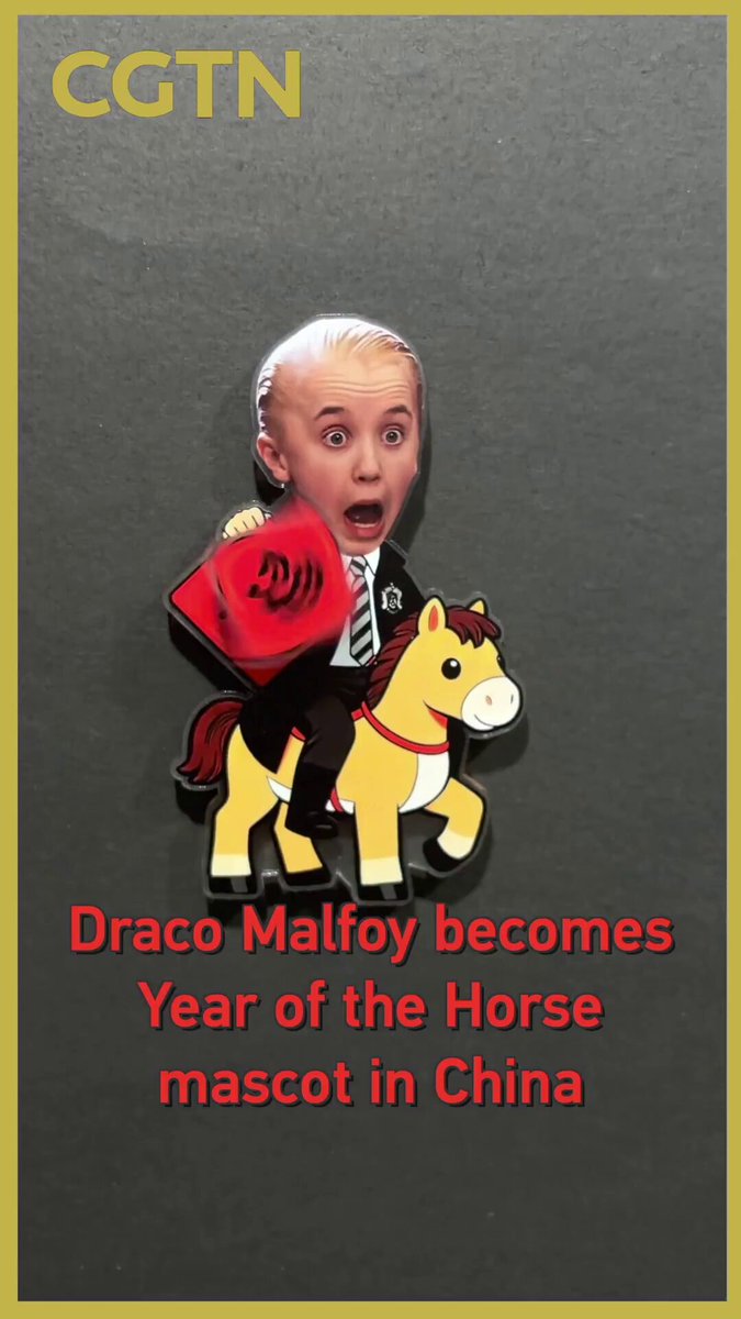 Draco Malfoy named Chinese New Year mascot thanks to his "lucky" name