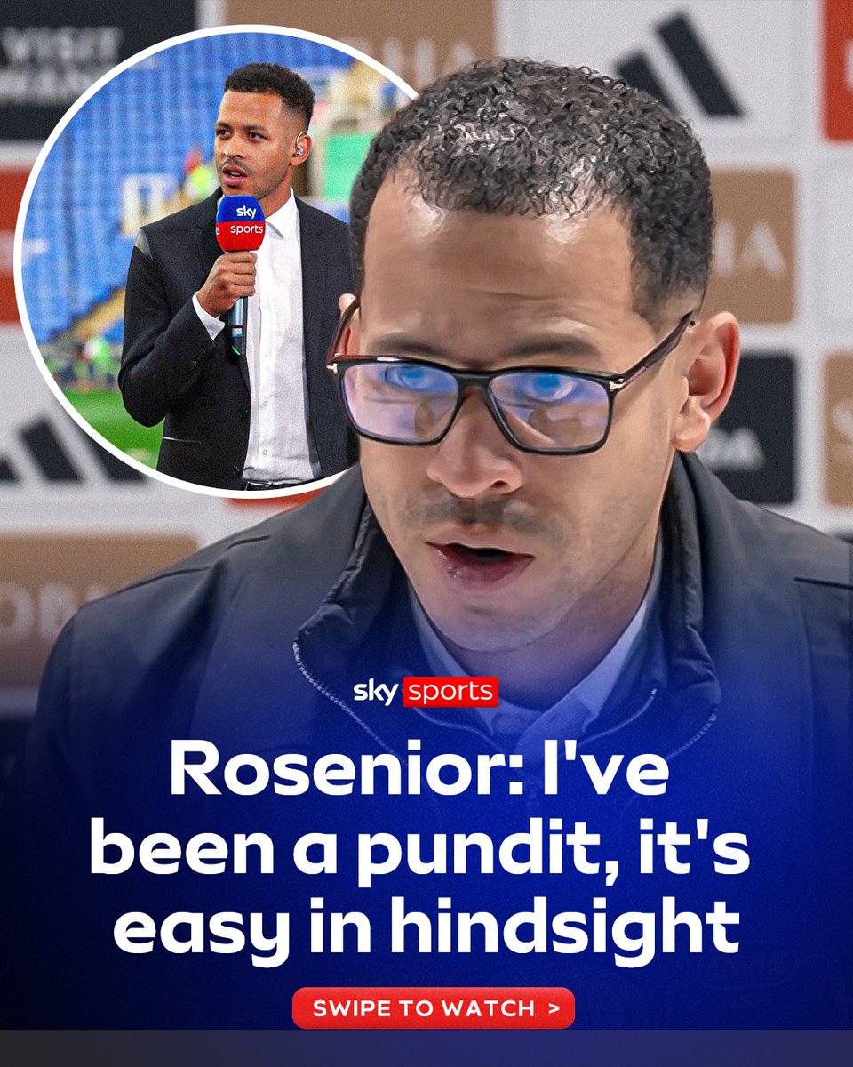 "It's easy in hindsight" Chelsea boss Liam Rosenior says it is easy being a pundit 🎙️