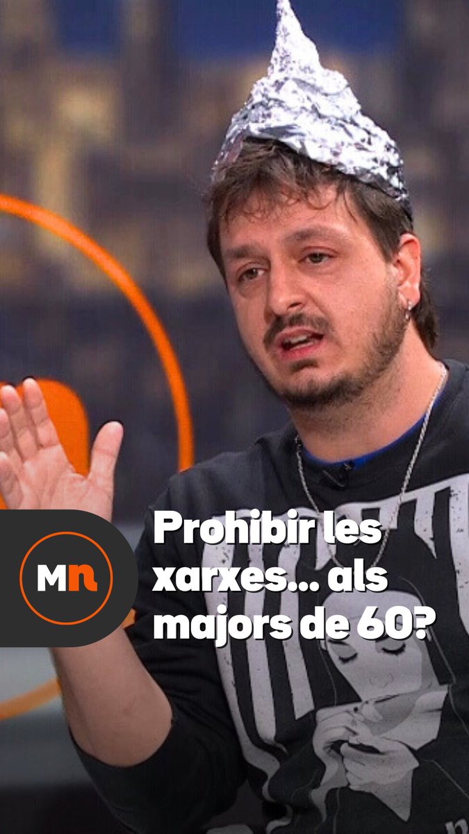 Aquesta no l'hem vist venir! Prohibir les xarxes socials... als majors de 60 anys? 😅 Proposta 100% Sarrats al #MésNit3Cat