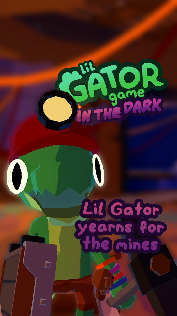 Do you yearn for the mines? Lil Gator sure does ⛏️ Lil Gator Game: In the Dark, coming February 12, 2026! lil gator game: IN THE DARK