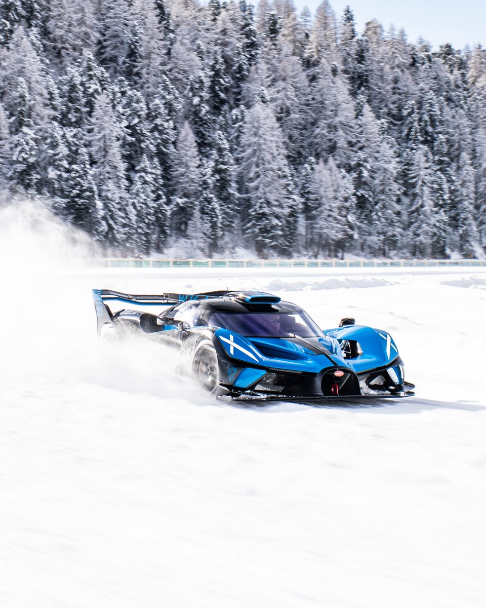 Silence meets spectacle. On the ice of St. Moritz, the BOLIDE embodies BUGATTI’s pursuit of performance beyond limits. #BUGATTI #THEICE #BOLIDE – WLTP: