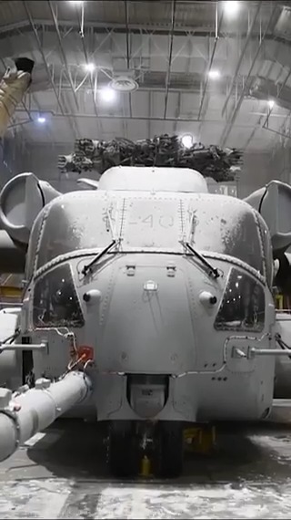 Getting tired of the cold? The CH-53K can operate in temperatures as low as -40F ensuring the U.S. Marines have the support they need in any climate.