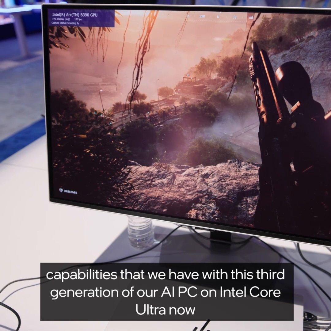 Play AAA titles at 120+ FPS on a thin-and-light laptop? That’s the power of #IntelCoreUltra Series 3. #CES2026