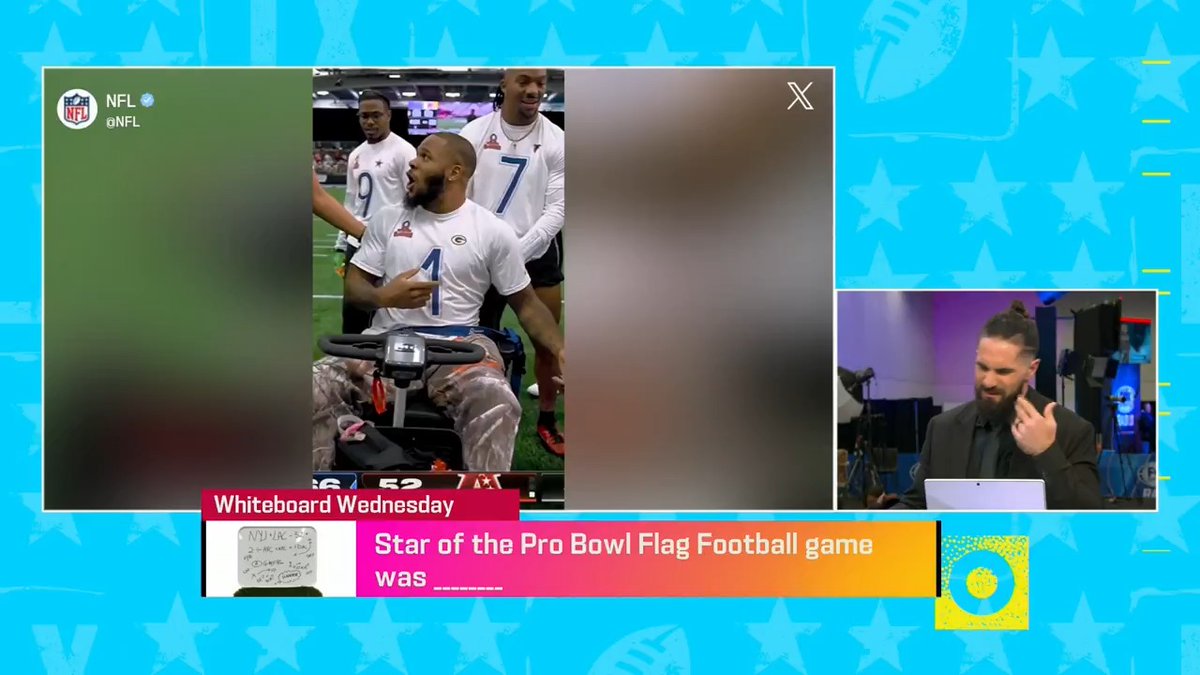 .Seth Rollins thought that Micah Parsons was the star of the Pro Bowl on his motorized scooter 😂
