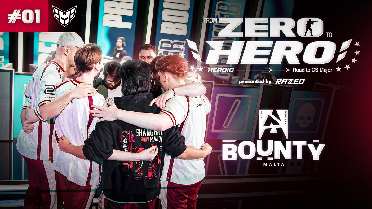 Episode 1 of our new series "From ZERO to HERO" just dropped, covering our run at the BLAST Bounty!🔥 Check it out👀