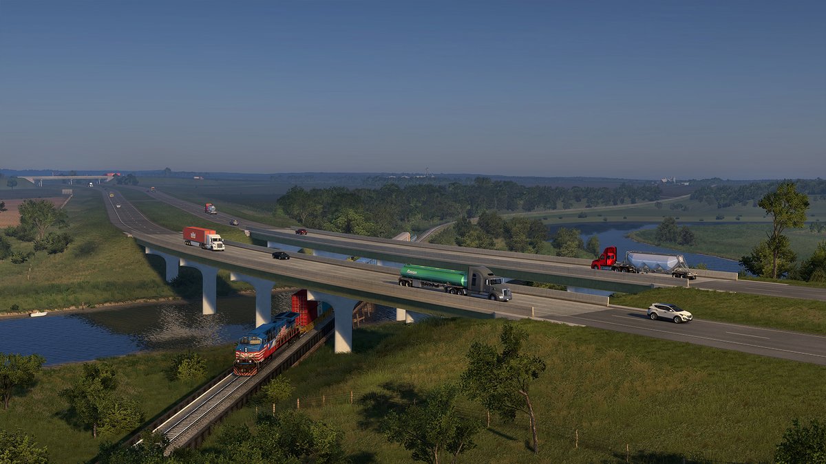Want a closer look at South Dakota's vast road network? 🛣️ In today's blog, we're bringing you another preview from the Mount Rushmore State. This time, we're focusing on the scenic roads you'll be driving on in this map expansion! 🚛🇺🇸 See more 👇