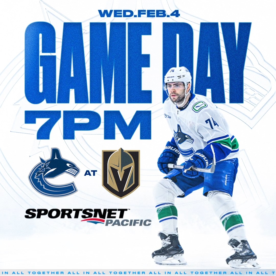 Showdown in Sin City before the break! 🎰 🆚 Vegas Golden Knights ⏰ 7:00 PM PT 📍 Las Vegas, NV 📺 Sportsnet Pacific 📻 Sportsnet 650 GAME NOTES |