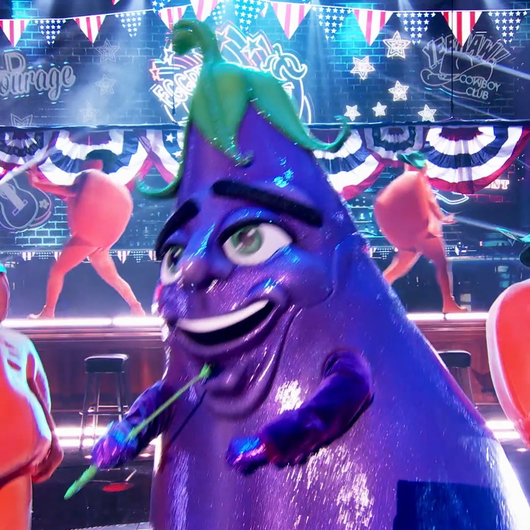 #EggplantMask CRANKED the volume and shredded "American Woman." Rock star behavior only! 🔥 Don't miss more classic performances like this on Red, White, and Clue Night — see you tonight on #TheMaskedSinger!