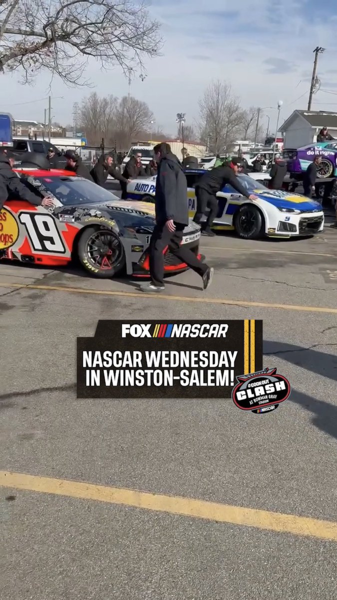 WELCOME TO THE MADHOUSE. 😎🏁 Stream practice and qualifying via FOX One at 1:30p ET. FOX coverage begins with the LCQ at 4:30p ET and the NASCAR Clash main event at 6p ET. Stream it all here»