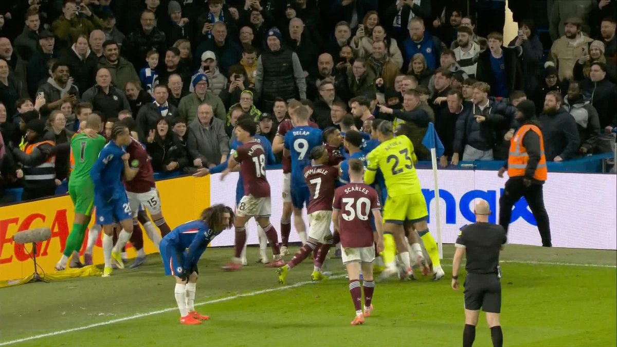 BREAKING: Chelsea and West Ham have both been charged with failing to control their players at Stamford Bridge 🚨