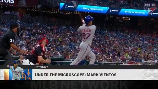 Mark Vientos' OPS+ in '24: 134 Mark Vientos' OPS+ in '25: 97 #MLBNHotStove takes a look at the Mets' 26-year-old under the microscope 🔬