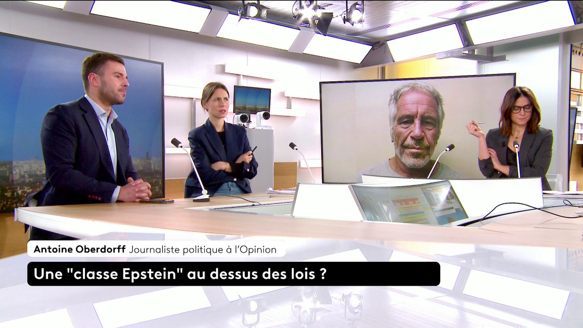 🔴 🗣️ Déclassification de documents liés à l'affaire Epstein : "Cette espèce d'internationale pédophile [...] va nourrir immanquablement toutes les théories complotistes", estime le journaliste politique à l'Opinion Antoine Oberdorff. #ToutEstPolitique #Canal16
