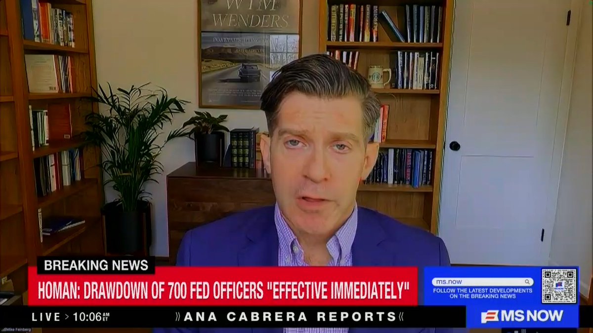 Former FBI official: Tom Homan is taking too much credit for rolling out body cams. Wearing body cams has been DHS policy the entire time that this initiative has been going on. They just have been ignoring the policy.