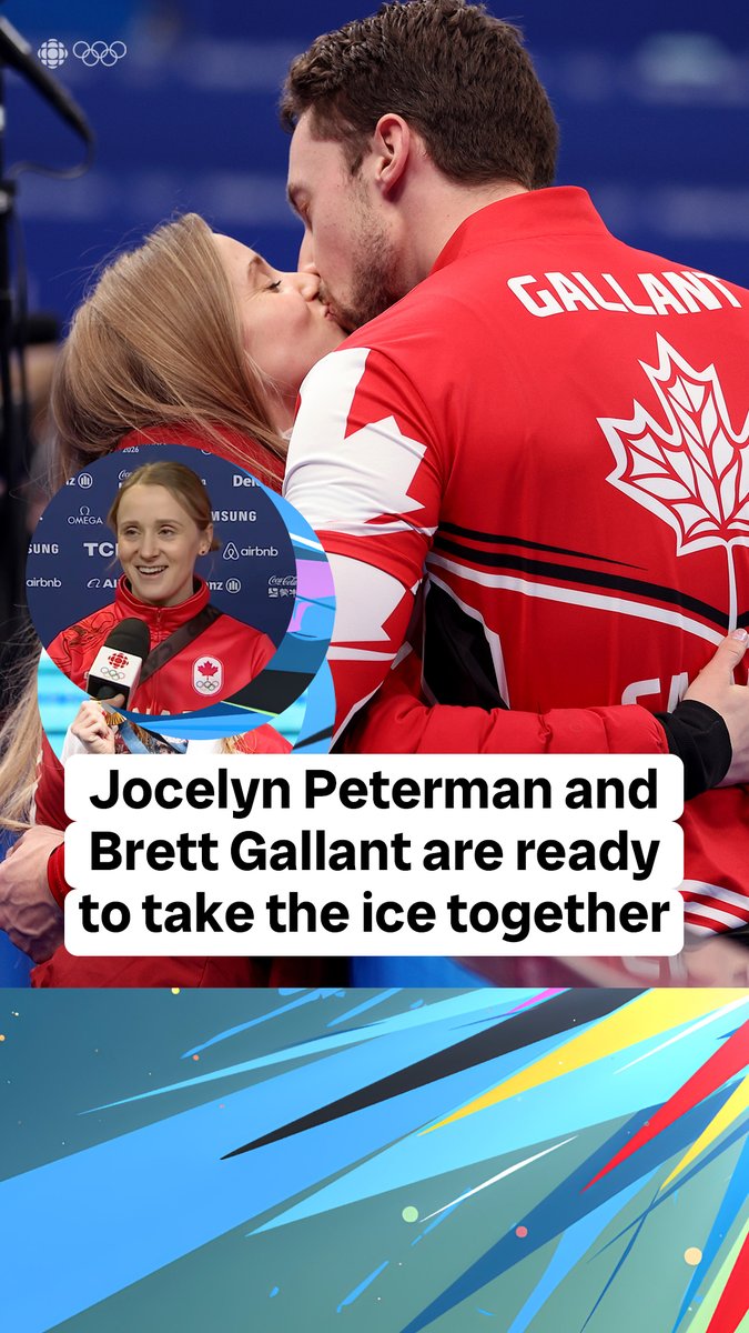 Jocelyn Peterman and Brett Gallant are ready to kick things off at #MilanoCortina2026 🥌🇨🇦