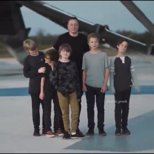 Elon's boys will look back on this moment for the rest of their lives
