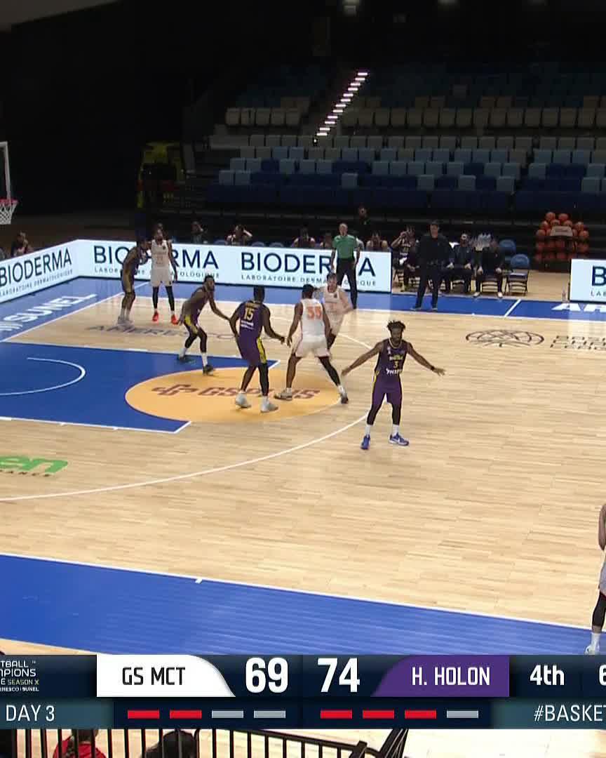 💨 Fastest to 600 career points in BCL: ⚫️Kevin Punter 33 games 🦁 Errick McCollum 34 games, with this trademark triple 🎯 #BasketballCL | Galatasaray MCT Technic