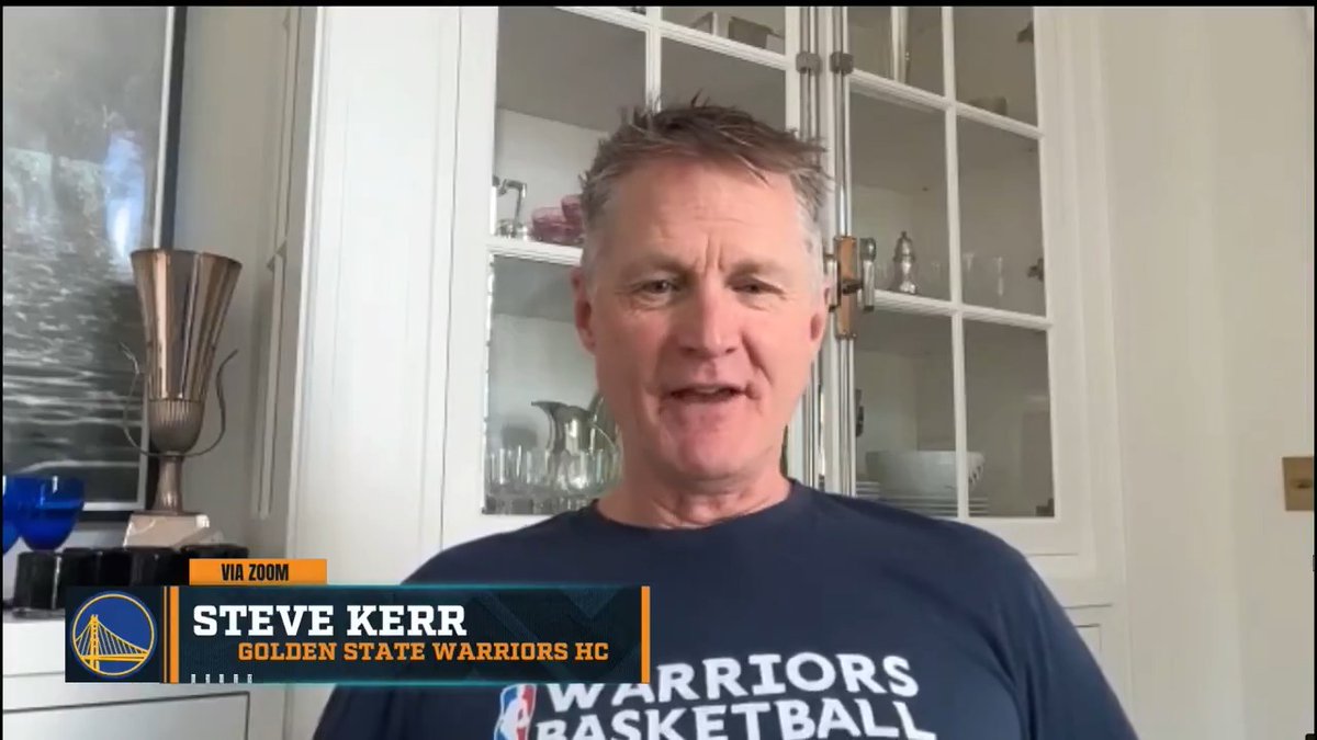 Don't worry #DubNation... Coach Kerr's not going anywhere 😅