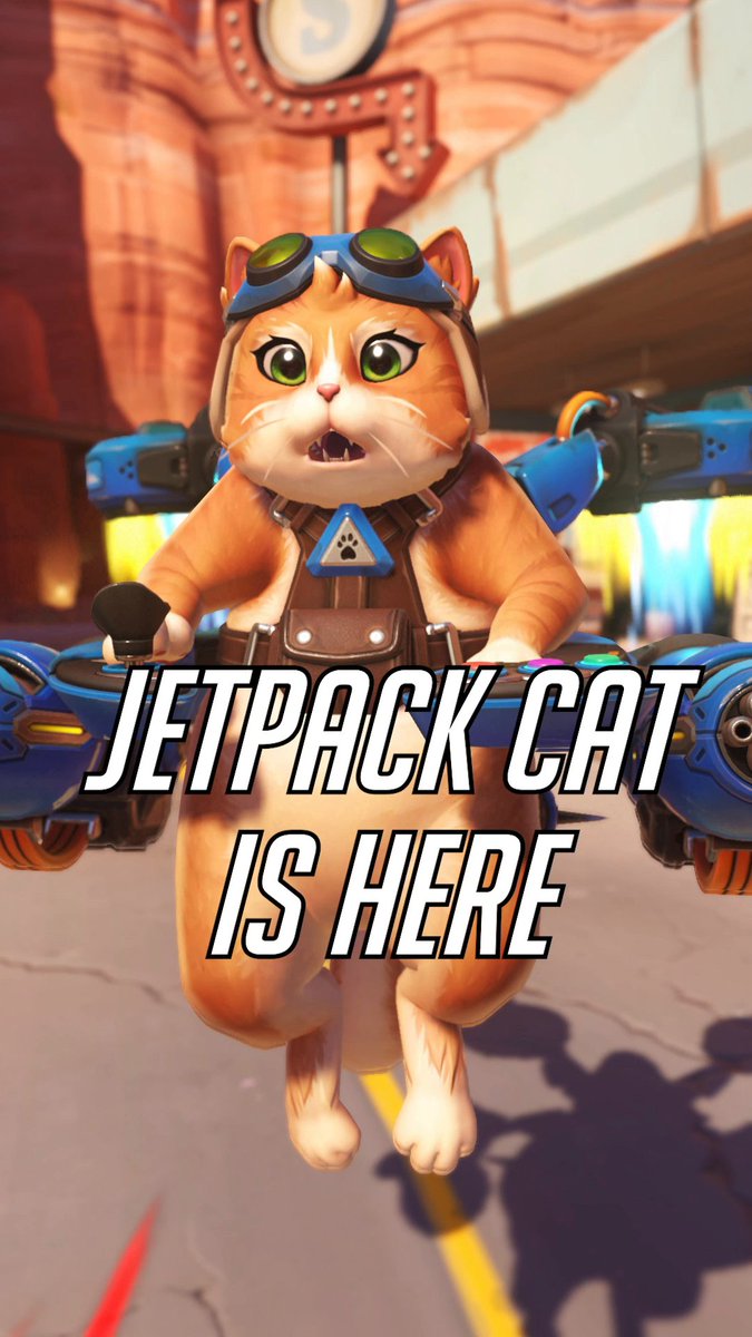 JETPACK CAT CONFIRMED!!!! 🐱🚀🎉🔥 #OWSpotlight2026