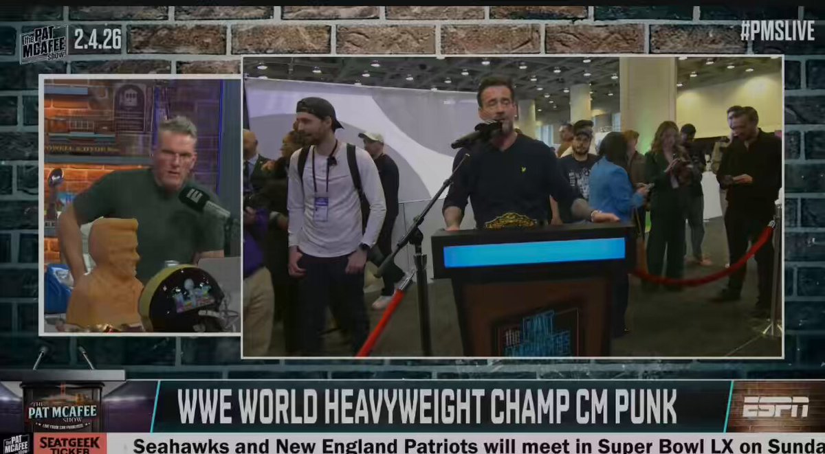 “I got under his skin you know how emotion them Samoans are” - Cm Punk 😂 (Pat Mcafee Show)