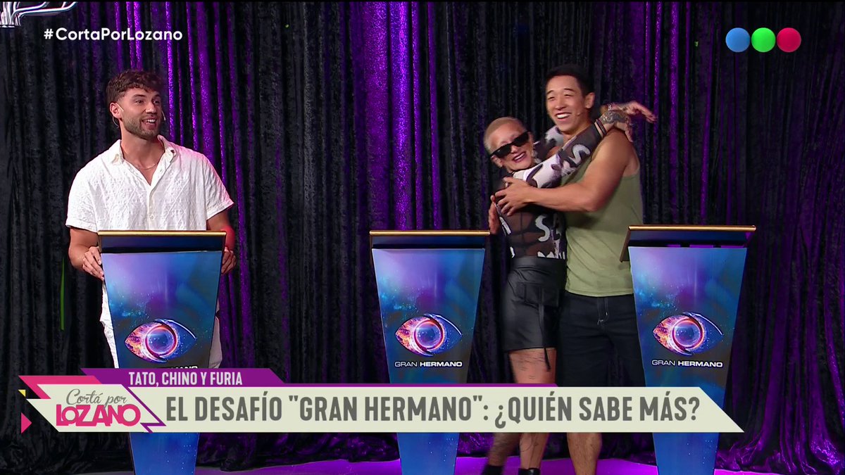 Tato, 'Furia y Martín Ku 👁️ ¿Quién sabe mas de #GranHermano? 🤔 📺 #CortaPorLozano con VL 💚 🏳️🌈 🇦🇷 en