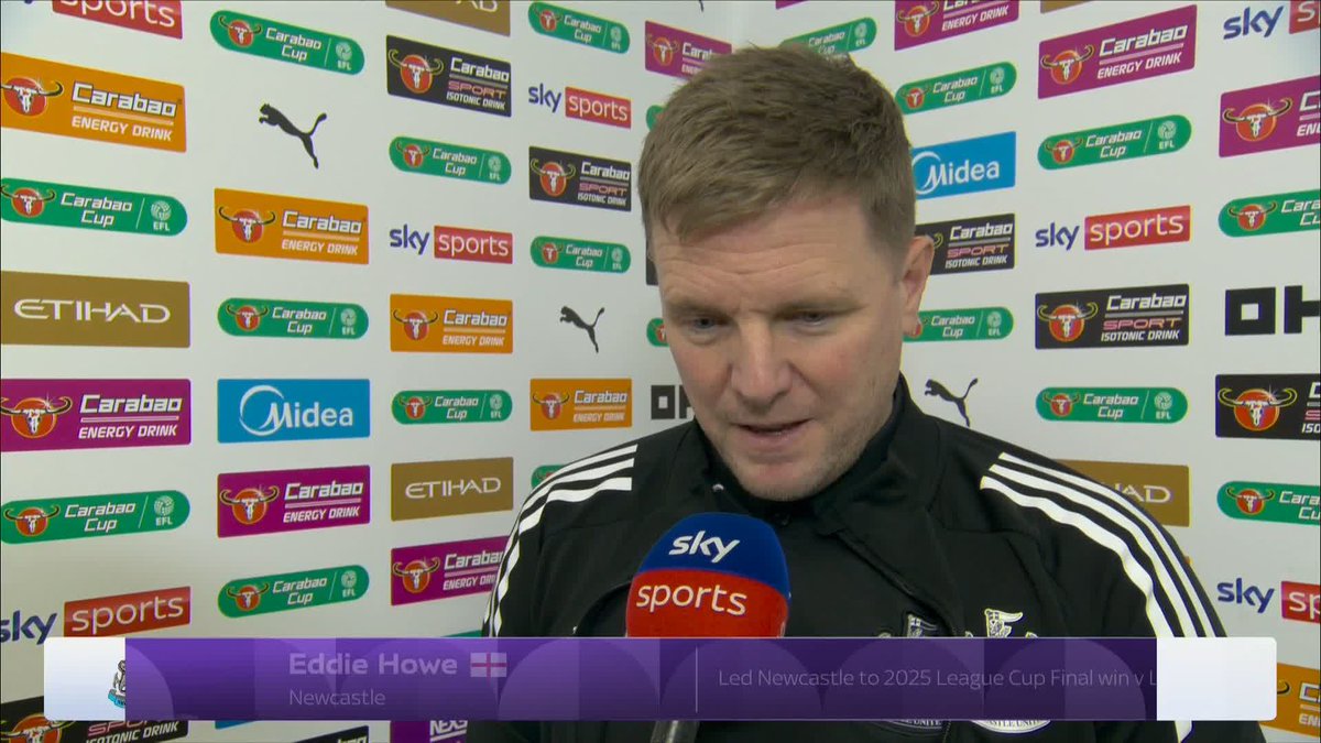 "The start of the game is going to be massive for us" "If we are at our very best, we can give them problems" Eddie Howe is hopeful that his side can stage a memorable comeback against Manchester City 🎙️