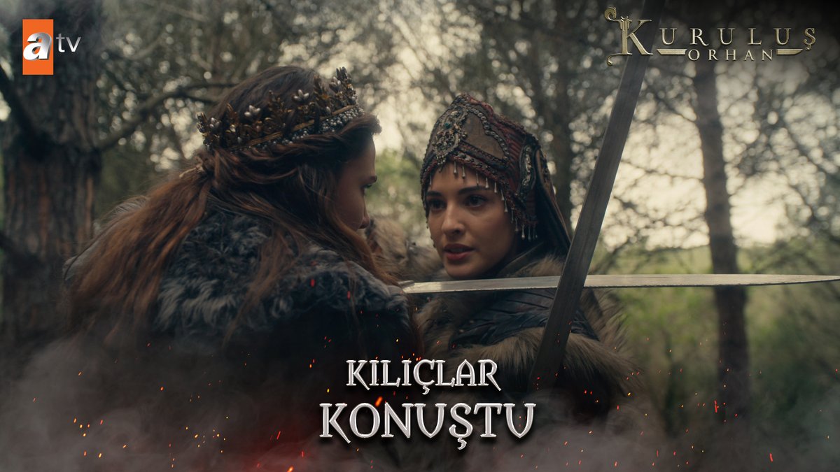 Kılıçlar konuştu⚔️ Nilüfer Hatun ve Prenses Asporça karşı karşıya... #KuruluşOrhan atv