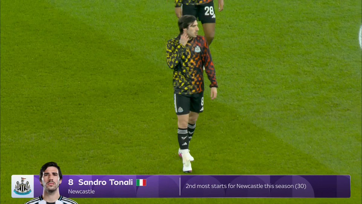 "He's an outstanding player!" 🌟 Micah Richards on Sandro Tonali and his work ethic for Newcastle!