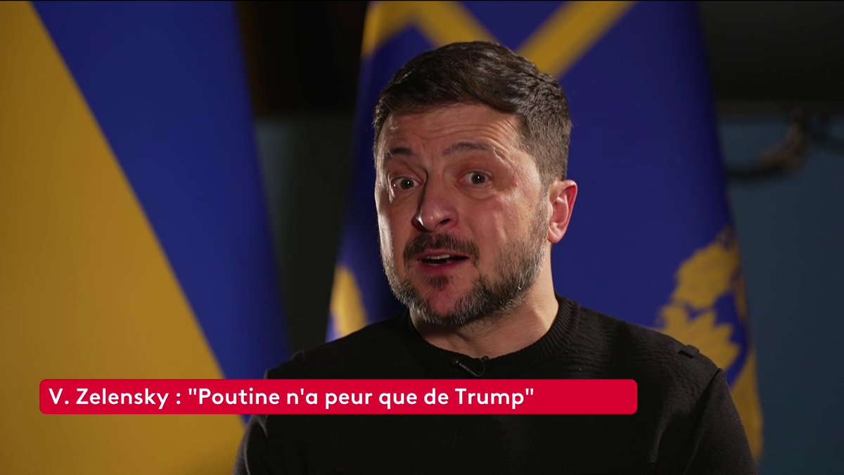 🔴 🗣️ ENTRETIEN EXCLUSIF : "La pure démocratie ne peut pas vaincre Poutine aujourd'hui", affirme Volodymyr Zelensky face à Léa Salamé depuis Kiev. Le président ukrainien explique pourquoi les Européens ne font pas peur à Poutine, sur #franceinfo et #France2. #Canal16