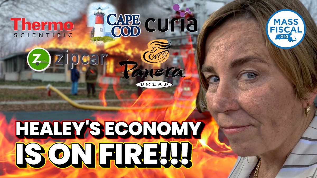 Gov. Healey’s economy is on fire and not in a good way. The last two weeks have seen a torrent of businesses shutting down because Massachusetts is simply too expensive to operate in. This is the cost of ignoring the state's economic competitiveness.