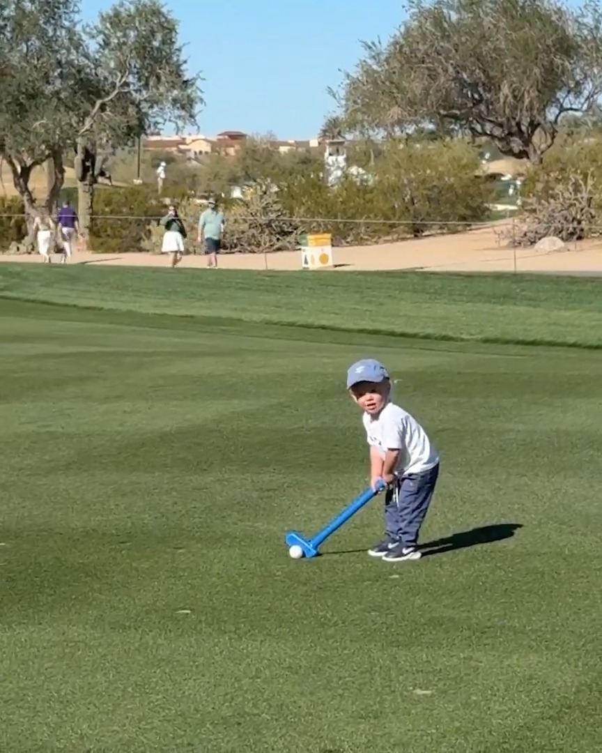 The real star on the course, Bennett Scheffler 🤩